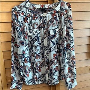 Ann Taylor Paisley Print Women's Top